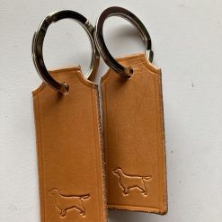 Leather key fob (London tan colour)